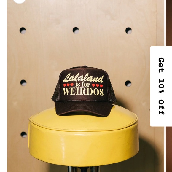 Dressed in LALA Brown Trucker Hat - Picture 3 of 3